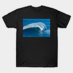 Wave breaking in Nazare T-Shirt